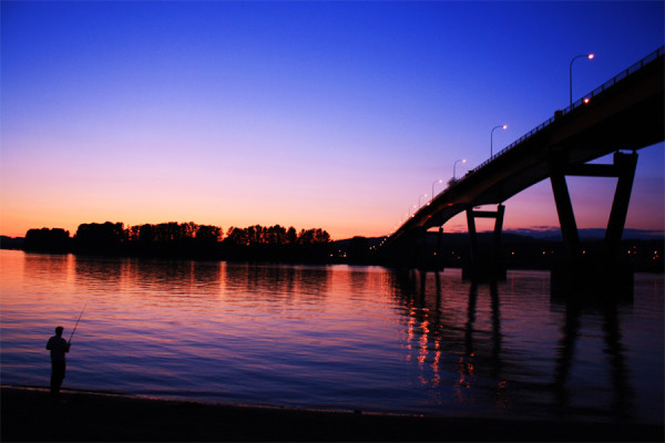 Mission Bridge Sunset